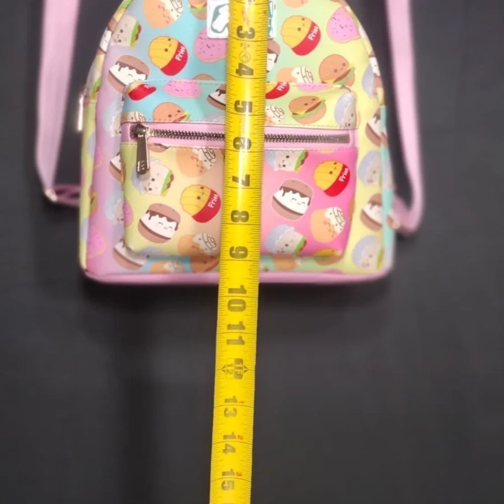 Squishmallows Pastel Kids Backpack with Pink Straps pre owned Exellent condition